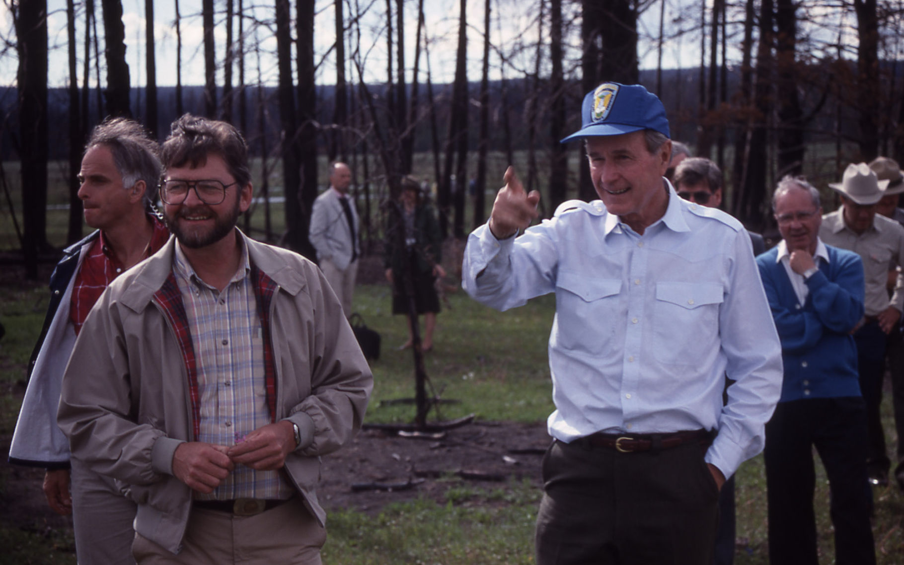 George Bush in Yellowstone